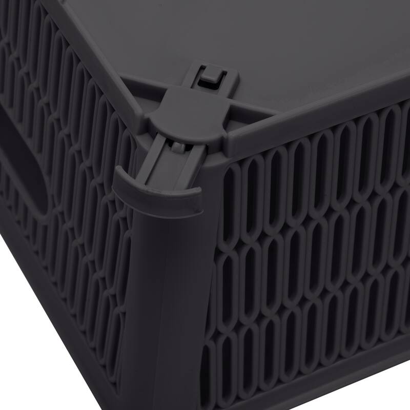 Simplify 4 Pack Slide 2 Stack It Storage Tote Baskets