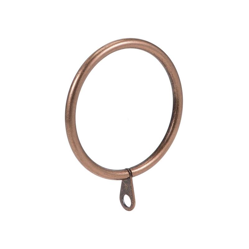 Curtain Rings, Metal Drapery Ring for Curtain Rods 14 Pcs