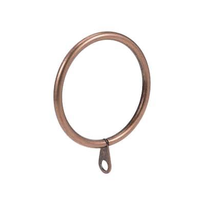 Curtain Rings, Metal Drapery Ring for Curtain Rods 14 Pcs