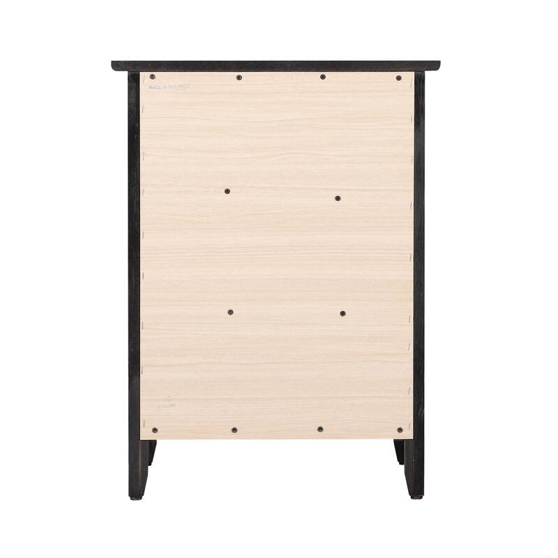 Glory Furniture Contemporary Wooden Nightstand with Drawers