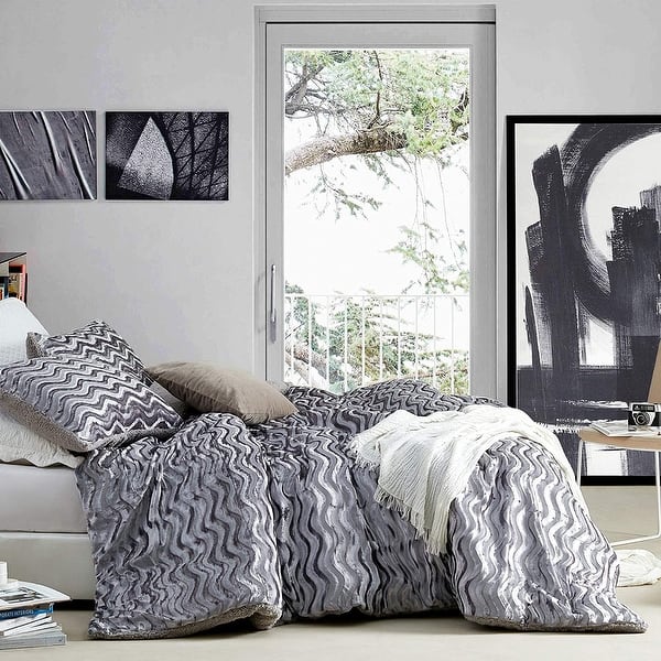 slide 1 of 3, Intoxicated - Coma Inducer® Oversized Comforter - Velvety Gray