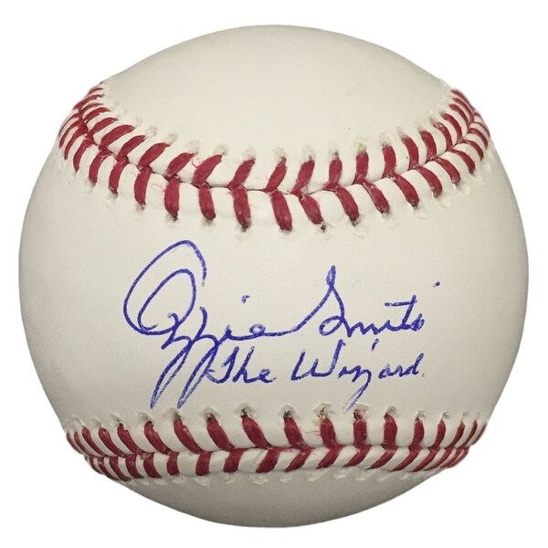 Ozzie Smith St. Louis Cardinals Signed Rawlings Baseball The Wizard PSA