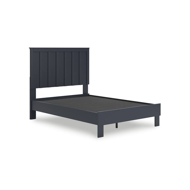 Signature Design by Ashley Simmenfort Dark Blue Platform Bed