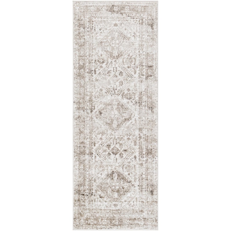 Livabliss Monte Carlo Updated Traditional Medallion Area Rug