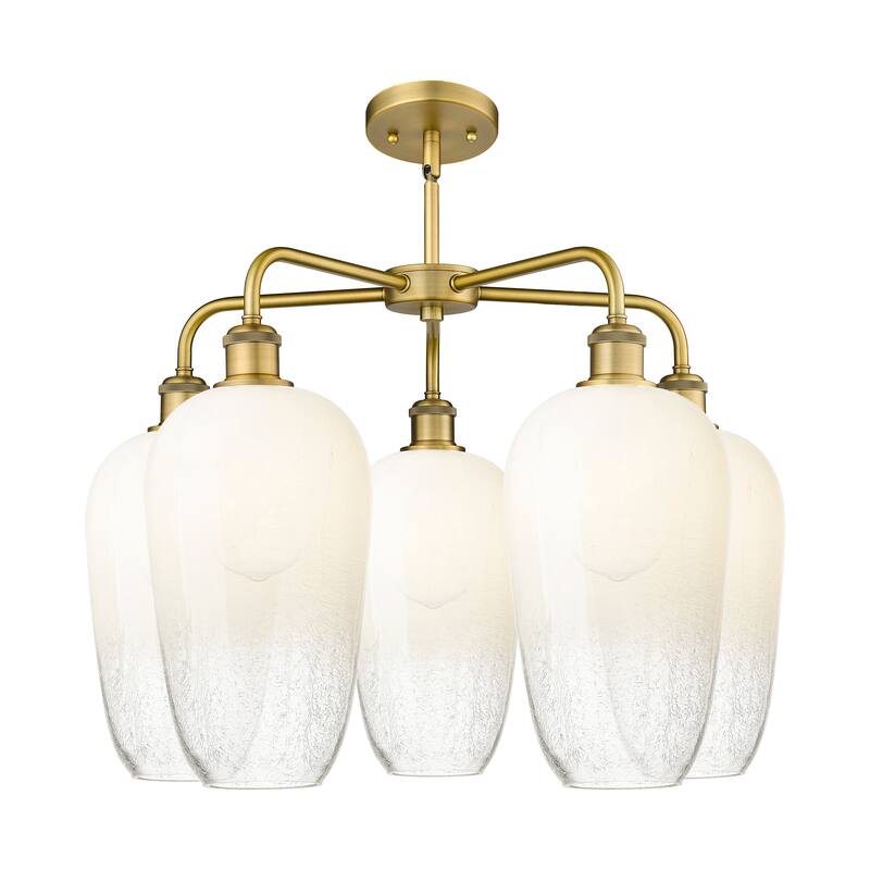 Innovations Lighting Endless Possibilities Ballston - Brookhaven Flute - 5 Light 26" Stem Hung Chandelier