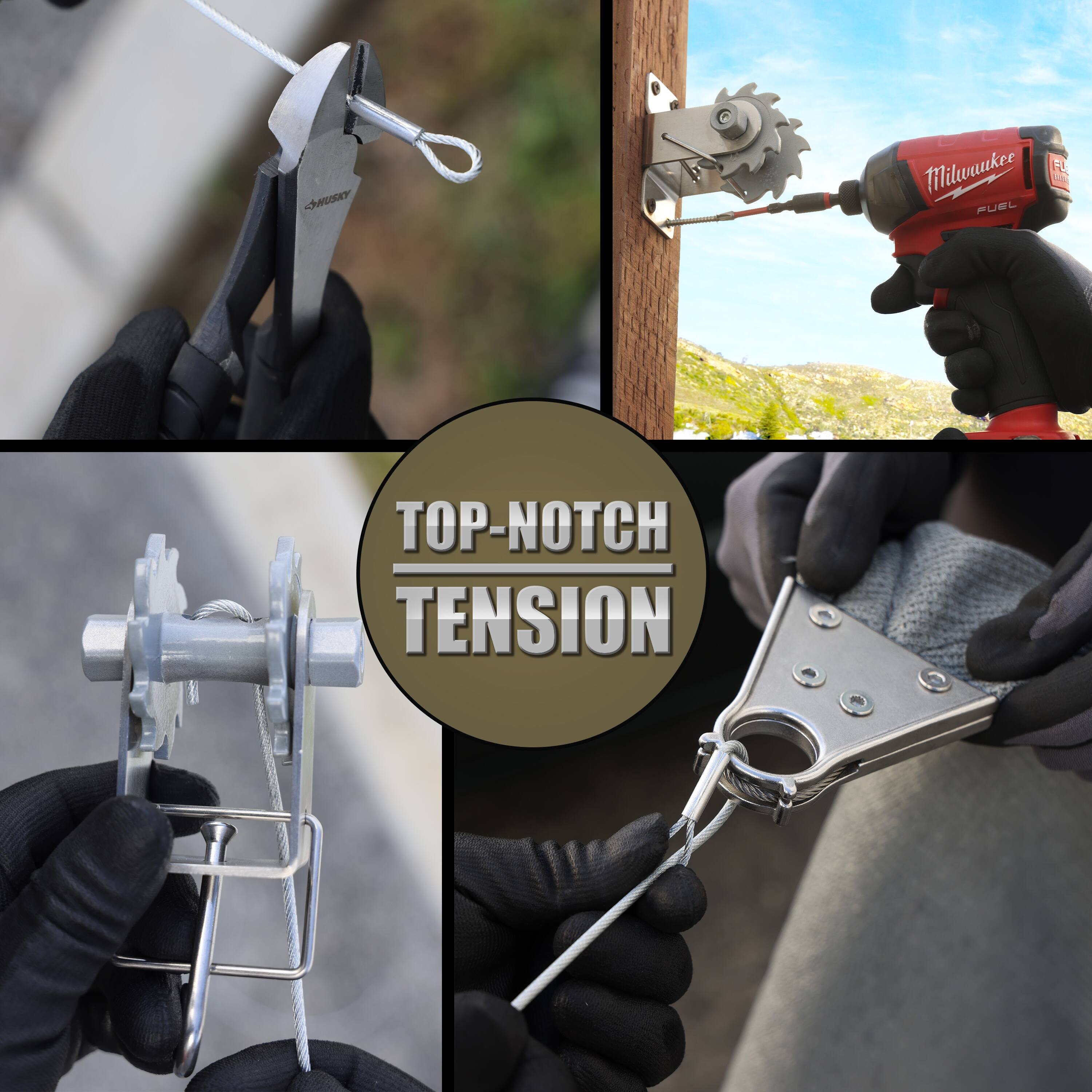 ColourTreeUSA 6 Inch Rectangle/Square Hardware Kit Series Hardware Kit