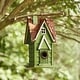 preview thumbnail 5 of 48, Glitzhome 12"H Retro Distressed Painted Solid Wood Cottage Birdhouse