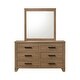 preview thumbnail 13 of 21, Furniture of America Nyess Modern Chestnut Brown 5-Piece Wood Kids Bedroom Set
