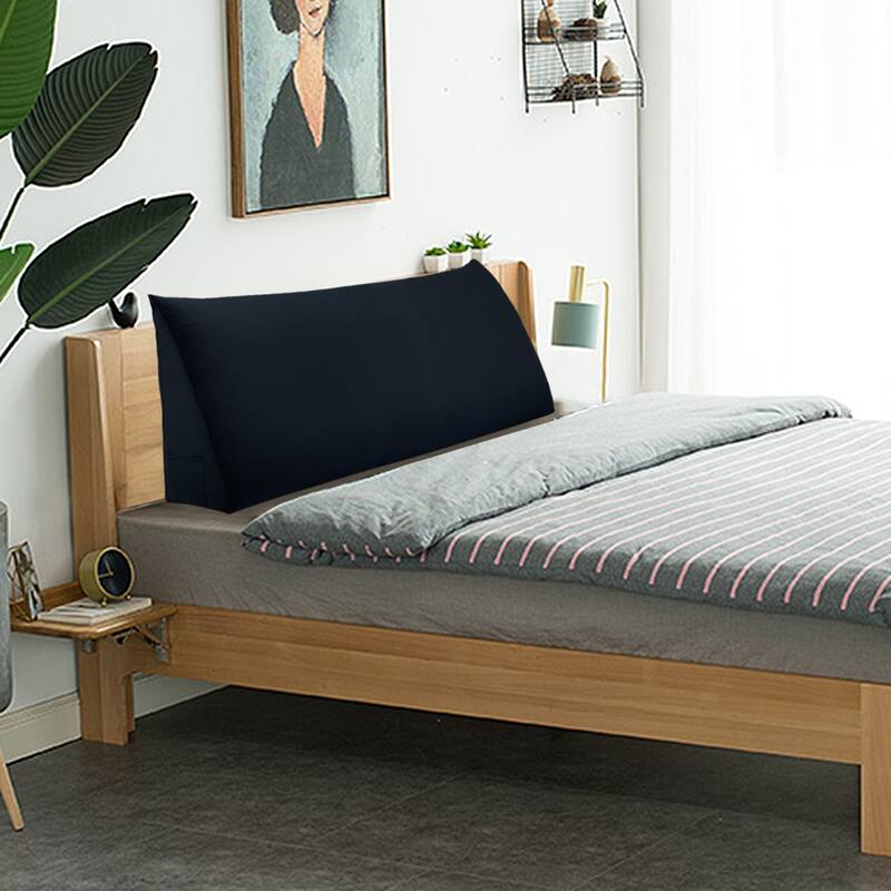 WOWMAX Bed Rest Wedge Reading Pillow Large Headboard Back Cushion