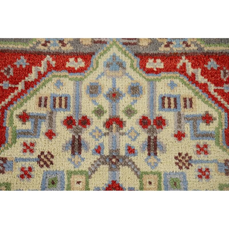 Kazak Indian Accent Rug Handmade Wool Carpet - 2'0" x 3'0"