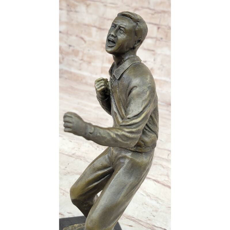 Signed Original Street Fighter Genuine Bronze Sculpture Hot Cast Figurine