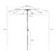 Maypex 9-foot Solar Led Lighted Patio Umbrella