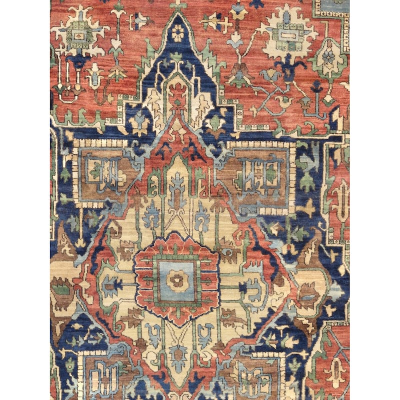 Pasargad Serapi Collection Hand-Knotted Wool Rug