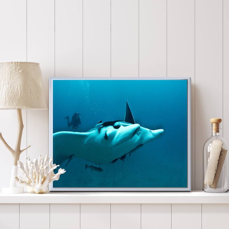 Ready2HangArt 'Ray' Framed Canvas Wall Art