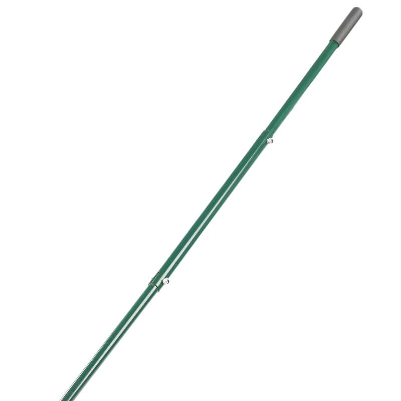 Green Lawn Aerator with Heavy-Duty Galvanized Steel Drum and Double Spikes and Rubber Handle - (17.3 x 6.7 x 59.8) in
