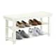 Copper Grove Cranesbill Mudroom Shoe Storage Bench