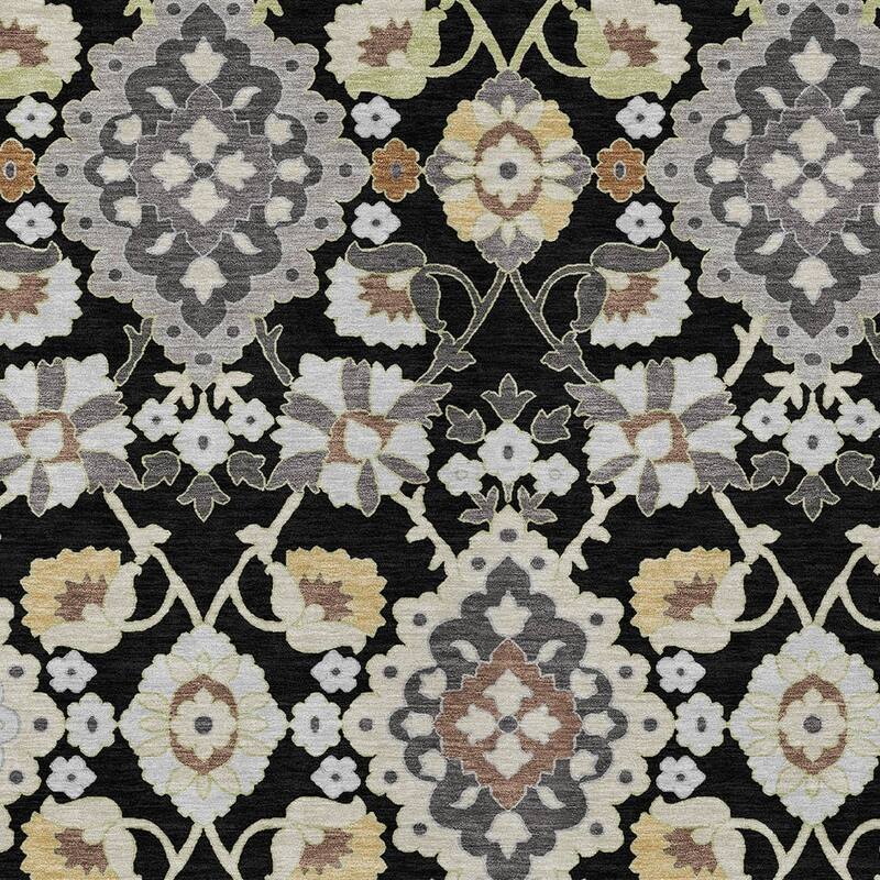 HomeRoots Oriental Traditional Rectangle Outdoor Rug