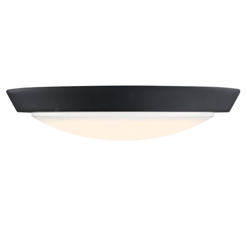 Westinghouse Lighting One Light 11 Inch 20 Watt LED Indoor Matte Black Flush Mount Fixture