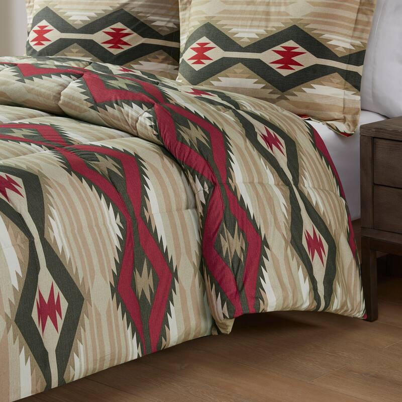 Woolrich Emmet Creek Down Alternative Comforter Set with Throw Pillow