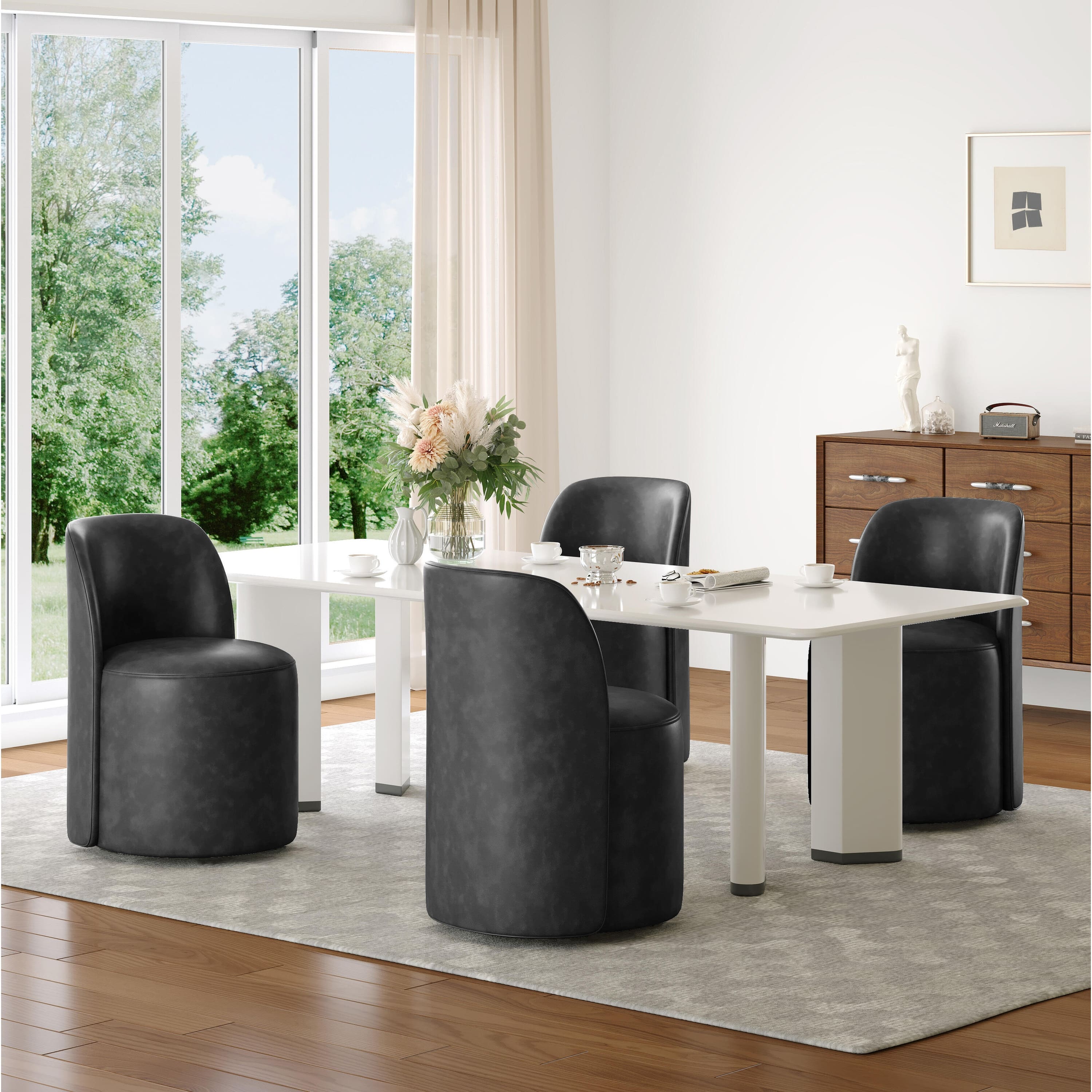 Option PU BLACK 4SET