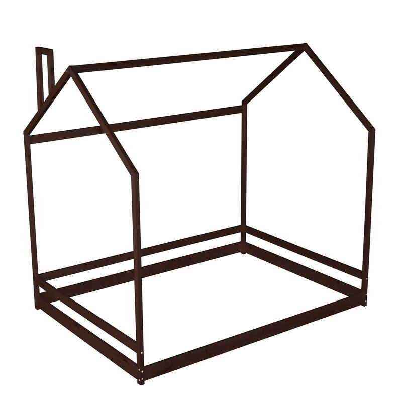 House Bed Frame Wood Bed
