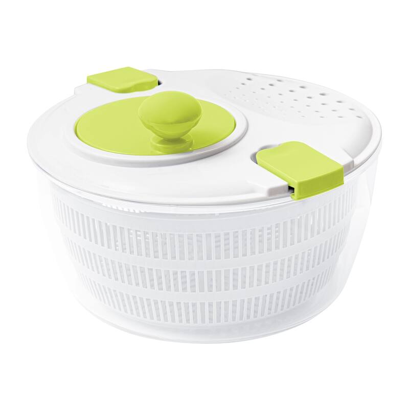 Best Rated Salad Spinner. Salad Maker. Vegetable Washer and Lettuce Crisper BPA Free. Dressing Bottle Included