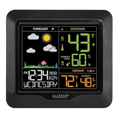 La Crosse L78571 Wireless Digital Color Forecast Station with Alerts