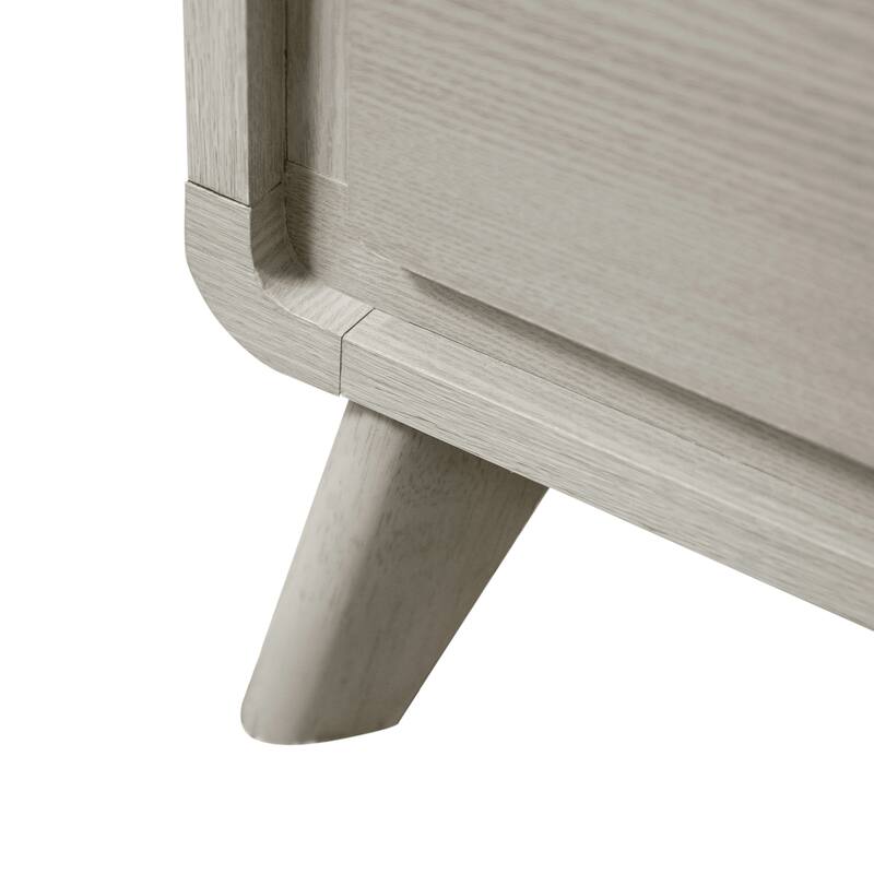 Furniture of America Thalia Modern Grey Wood 2-Drawer Nightstand