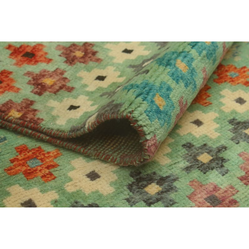 Balochi Ademi Lt. Green/Ivory Rug - 3'2" x 5'1"