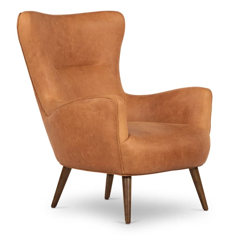Poly and Bark Aida Lounge Chair (Set of 2) - Genuine Italian Leather