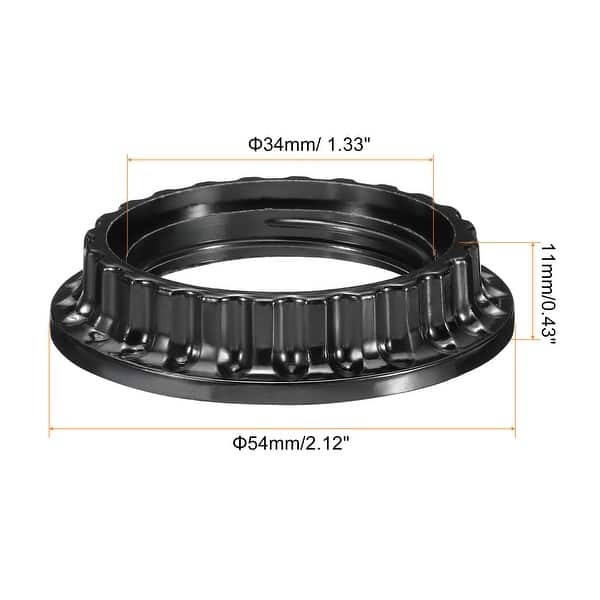 6 Pcs G9 Light Socket Rings, M20 Holder Lampshade Adapter Rings, Lamp