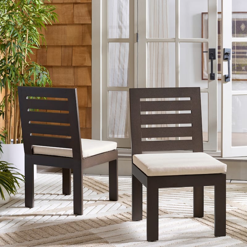 SAFAVIEH Outdoor Living Fash Dining Chair (Set of 2)
