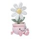 preview thumbnail 2 of 3, Lambs & Ivy Daisy Dreams Poseable Flower Pot Plush Stuffed Animal Toy - 11 Inch