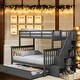 preview thumbnail 2 of 37, Twin-Over-Full Loft Bed Twin Size Trundle, Storage and Guard Rail for Adults and Children