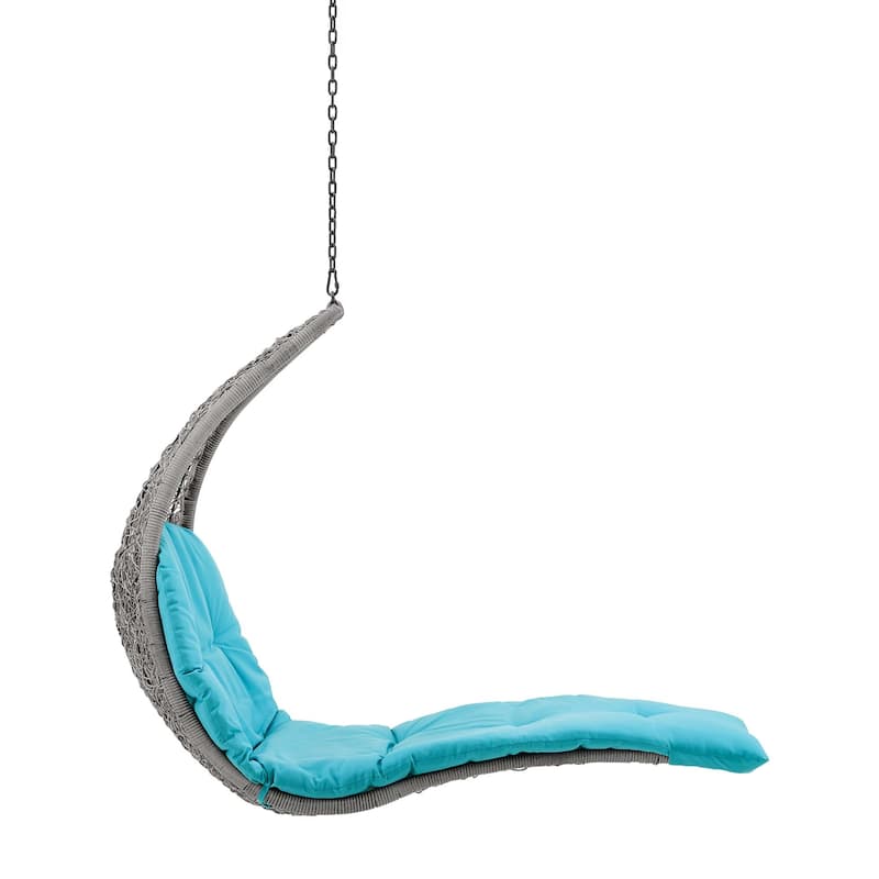Landscape Outdoor Patio Hanging Chaise Lounge Swing Chair