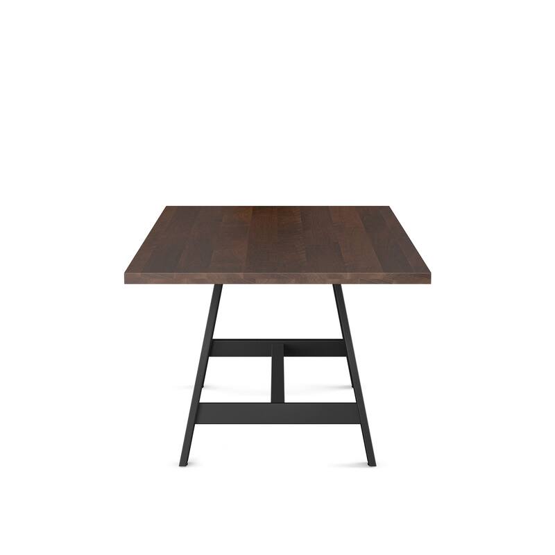 Amisco Otello Solid Wood Table and Clark Chairs 7-Pieces Dining Set