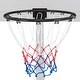 preview thumbnail 18 of 16, Costway 18" Basketball Rim Wall Door Mounted Basketball Hoop with All - See Details