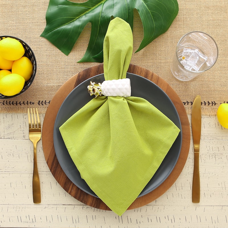 DII Solid Cotton Napkin Set/6
