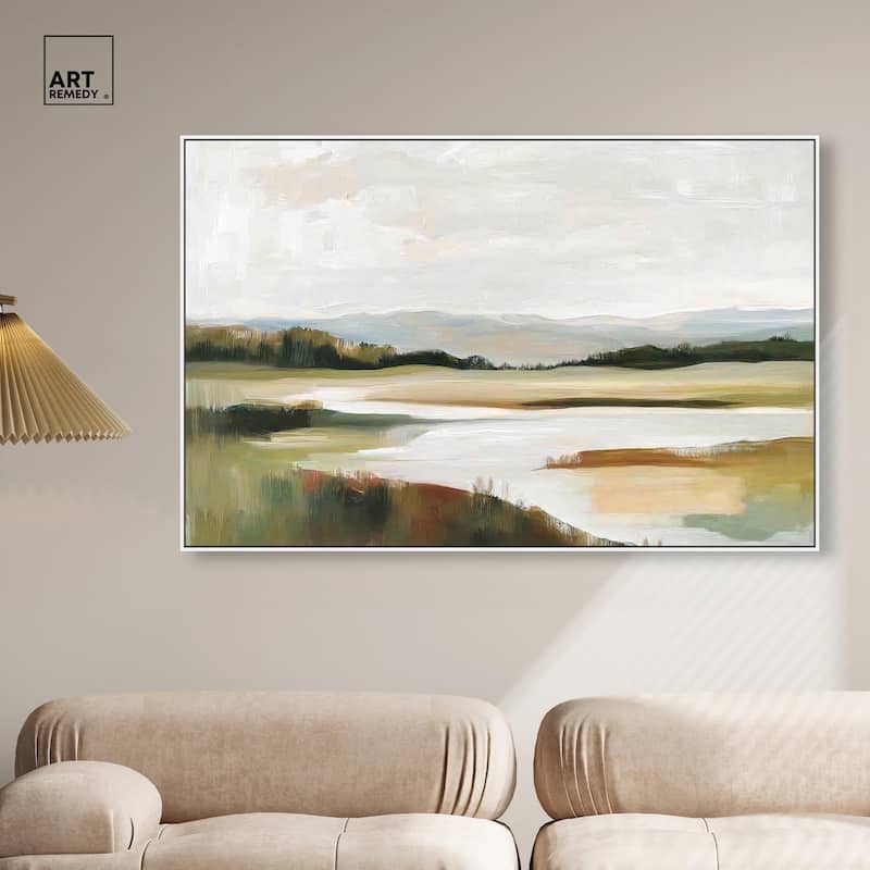 Verdant Valley Canvas by Art Remedy