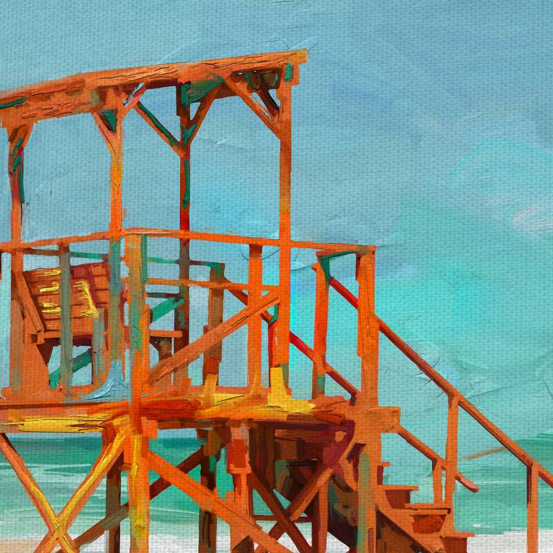 Lifeguard by Studio Arts Canvas Art Print