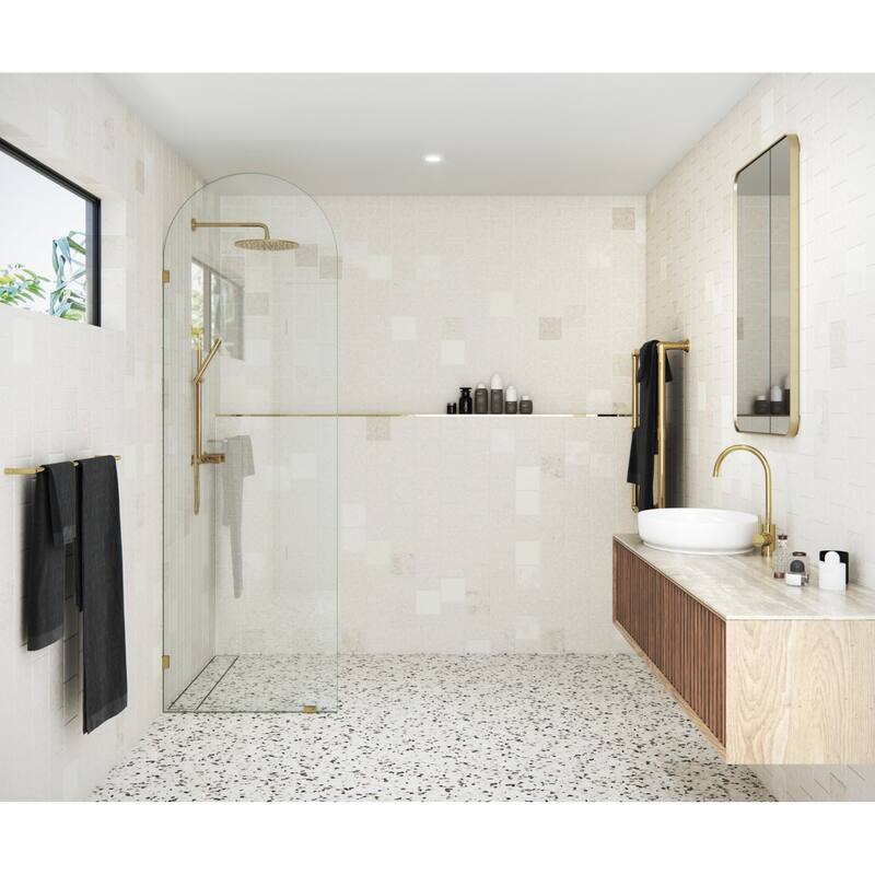 Glass Warehouse ARC-SF-28 Venus 86-3/4" High x 28" Wide Shower Screen