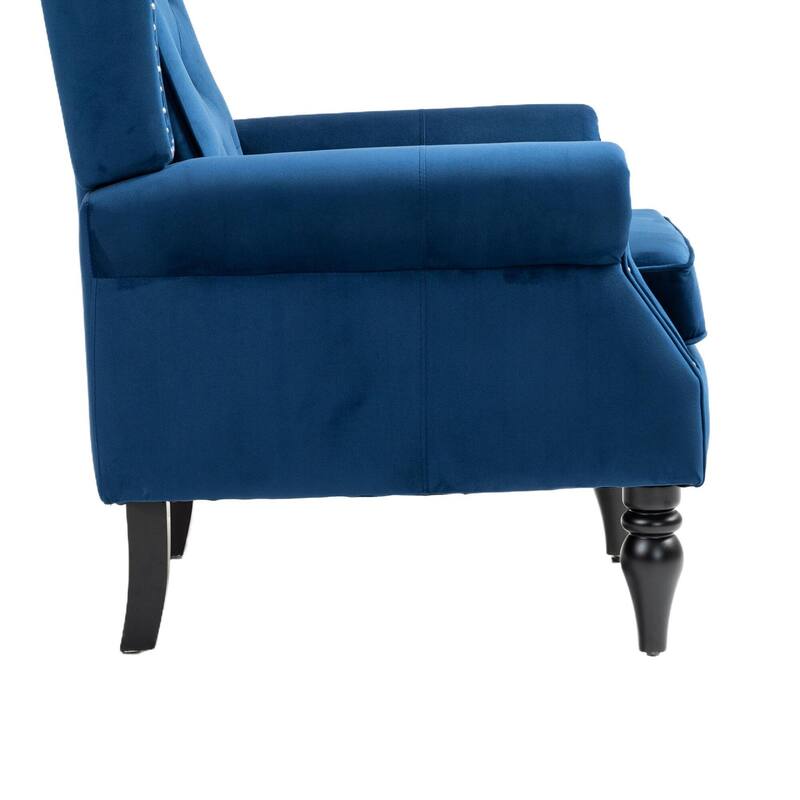 Mid Century Nailhead Decorative Armchair