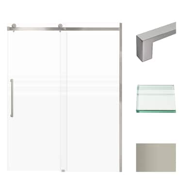 Transolid MBDT607608FL-S 76" High x 60" Wide Bypass Frameless Shower