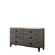 preview thumbnail 2 of 6, ACME Avantika Dresser in Faux Marble and Rustic Gray Oak