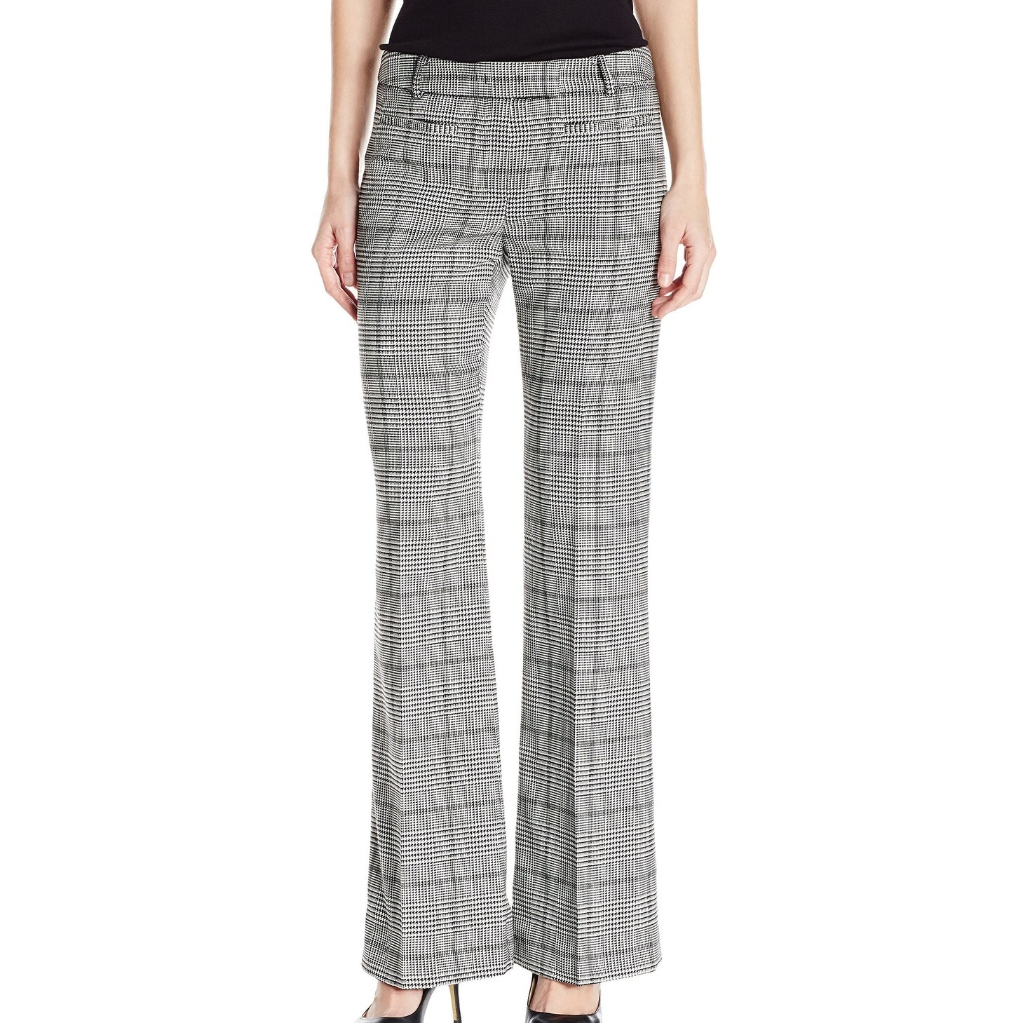 plaid houndstooth pants