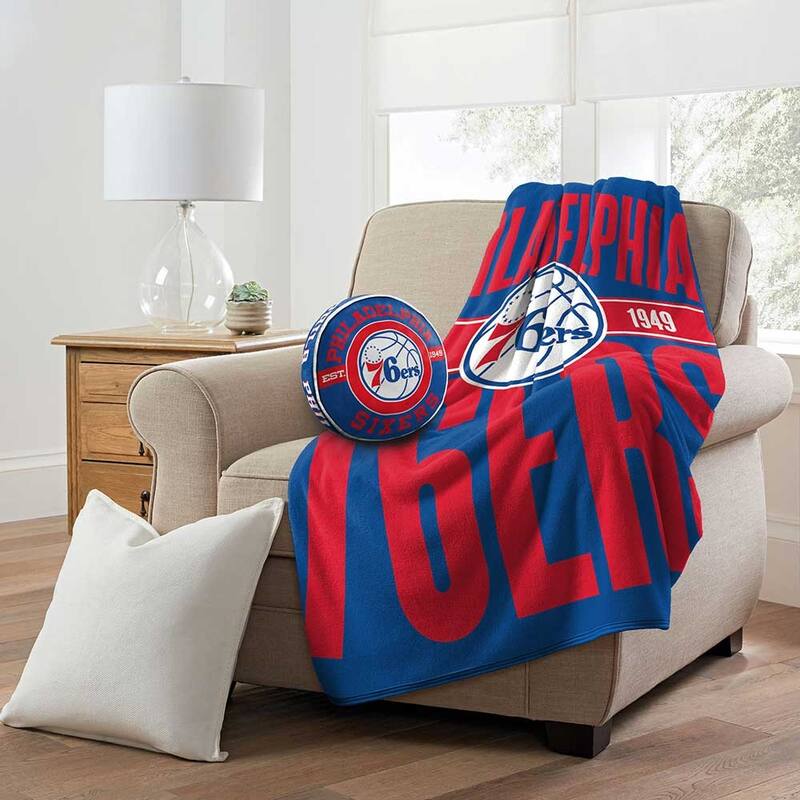 NBA Philadelphia 76ers 15 Inch Travel Cloud Pillow