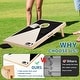 preview thumbnail 2 of 7, Solid Wood Premium Cornhole Set - 3 Feet x 2 Feet Game Boards with Toss Bags