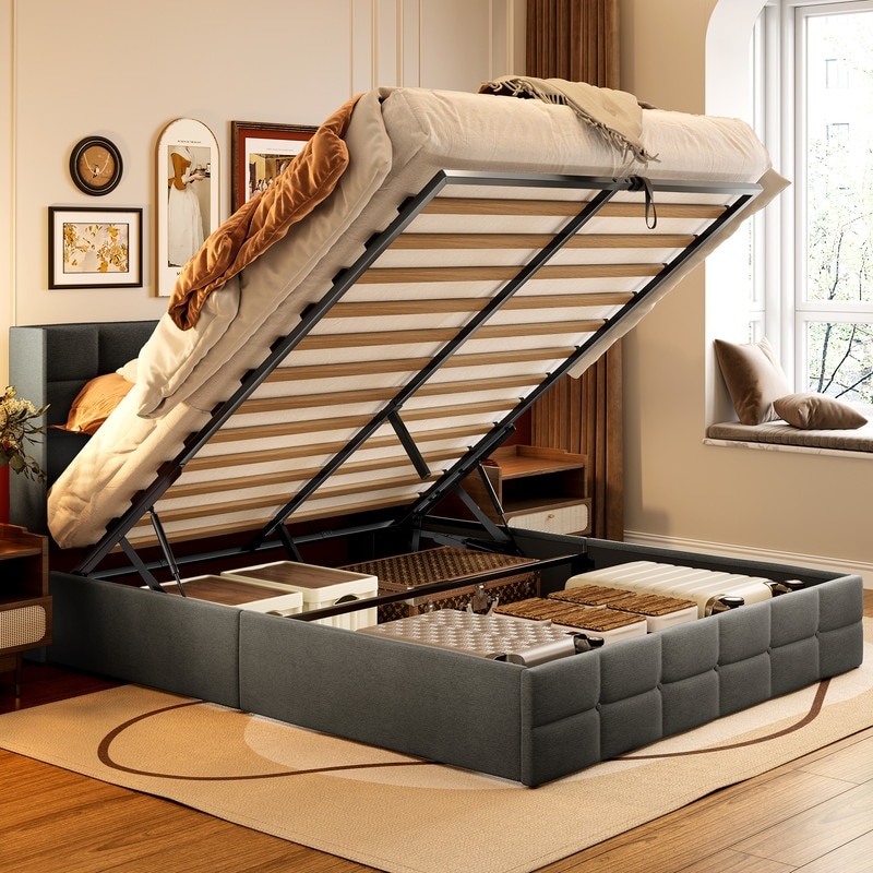 Queen size cot with storage clearance