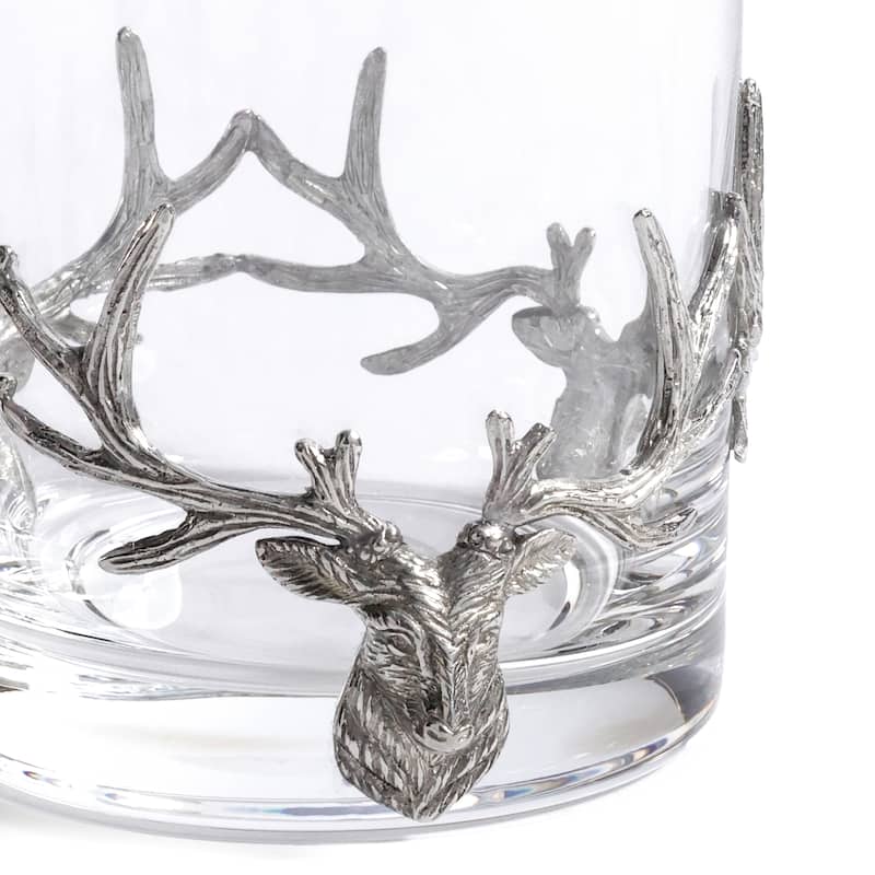 St. Anton Pewter & Glass Rock Glass