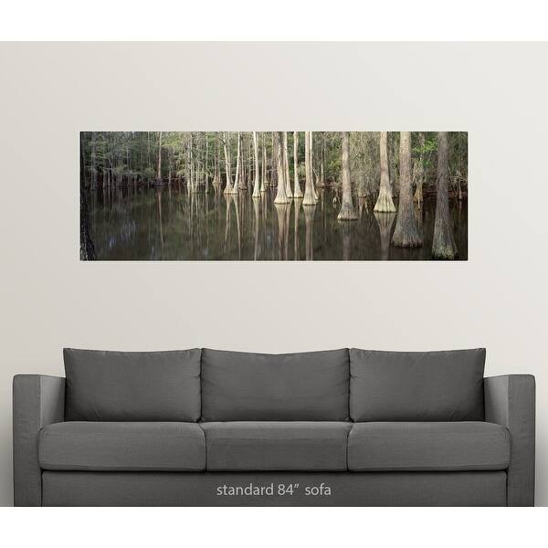 Shop Reflection Of Trees In A Lake Tallahassee Florida Poster